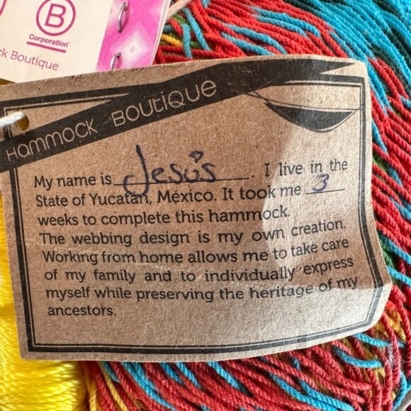 Hammock Boutique XL Colorful Mayan Hammock - Picture 3 of 6